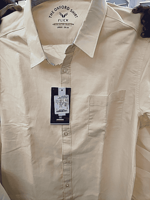 yellow oxford casual shirt - 21607365 - Zoom Image - 0