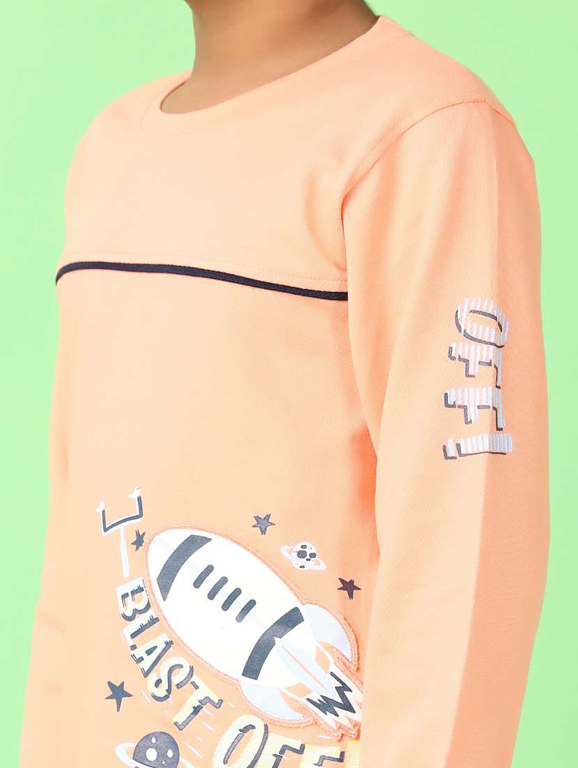 boys printed casual wear full length set - 21607496 -  Standard Image - 5