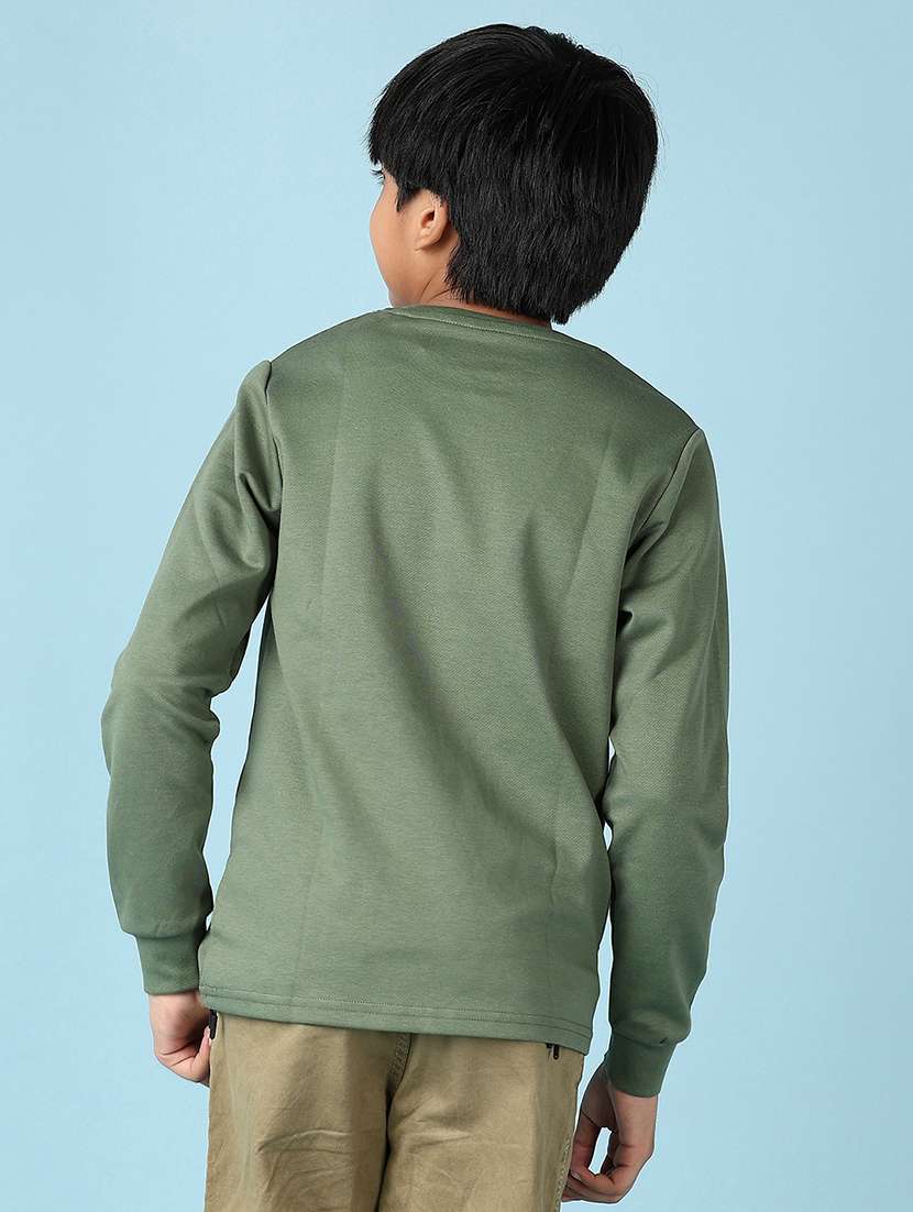 boys placement print long sleeve t-shirt - 21607513 -  Standard Image - 3