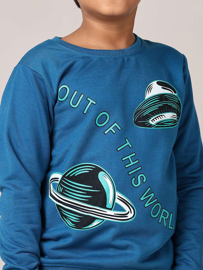 boys printed long sleeve sweatshirt - 21607549 -  Standard Image - 5