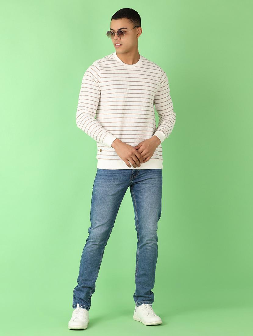 men striped long sleeve t-shirt - 21607575 - Standard Image - 3