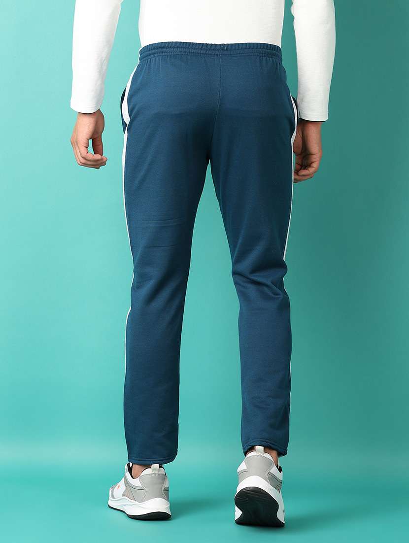 Men Mid Rise Side Striped Ankle Length Track Pant - 21607577 -  Standard Image - 3