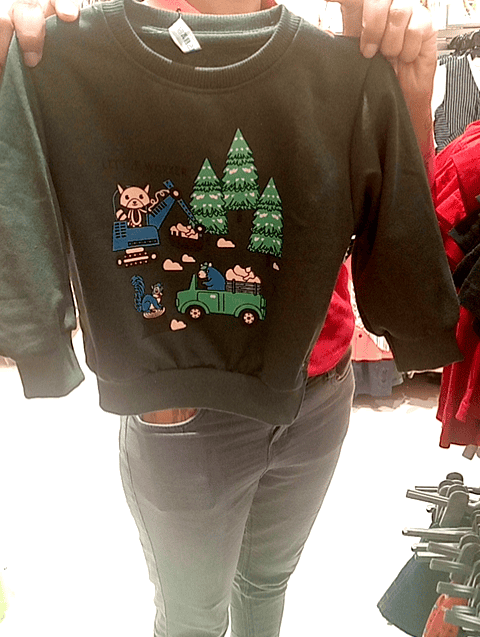 olive spun fleece sweatshirt - 21607637 - Zoom Image - 0