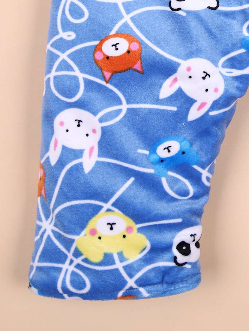 boys blue printed pyjama - 21607690 -  Standard Image - 3