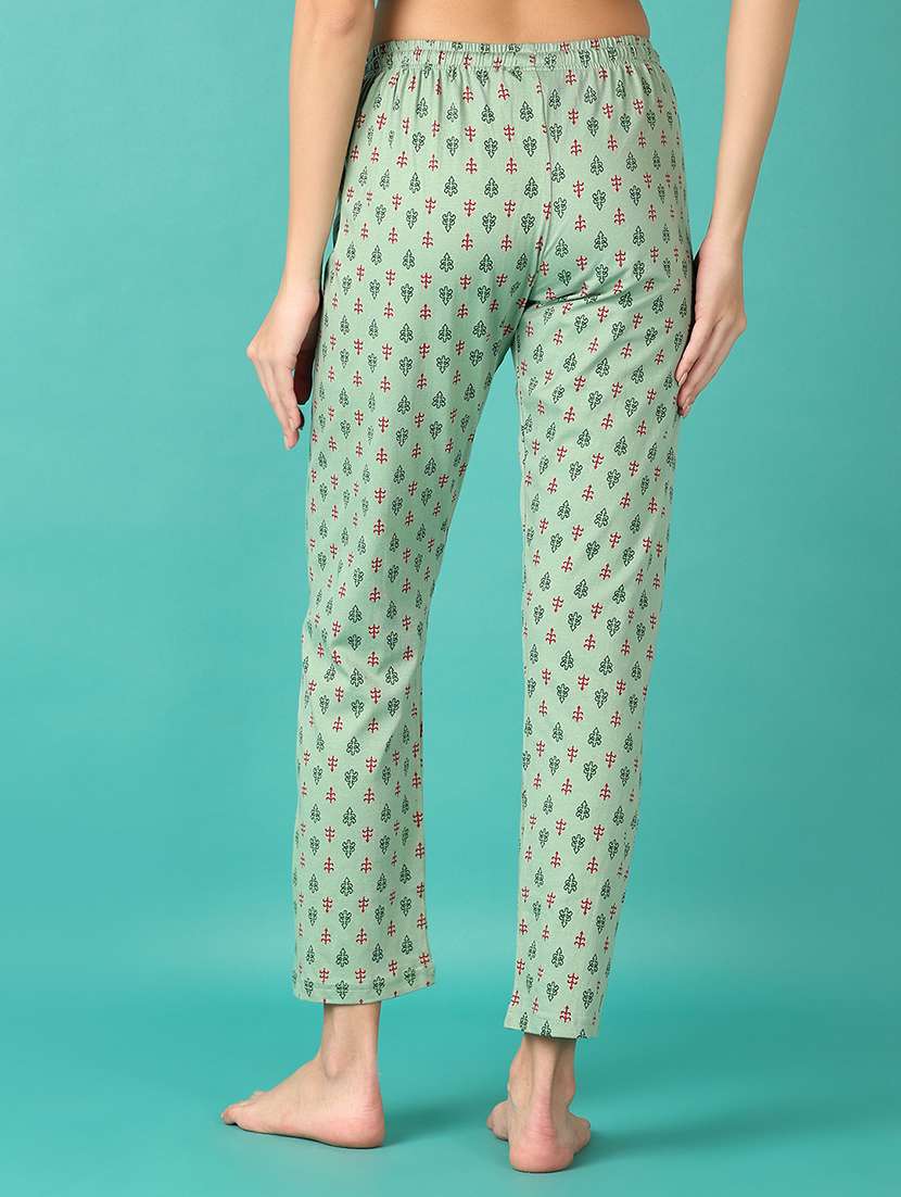 women green printed pajama - 21607701 - Standard Image - 3
