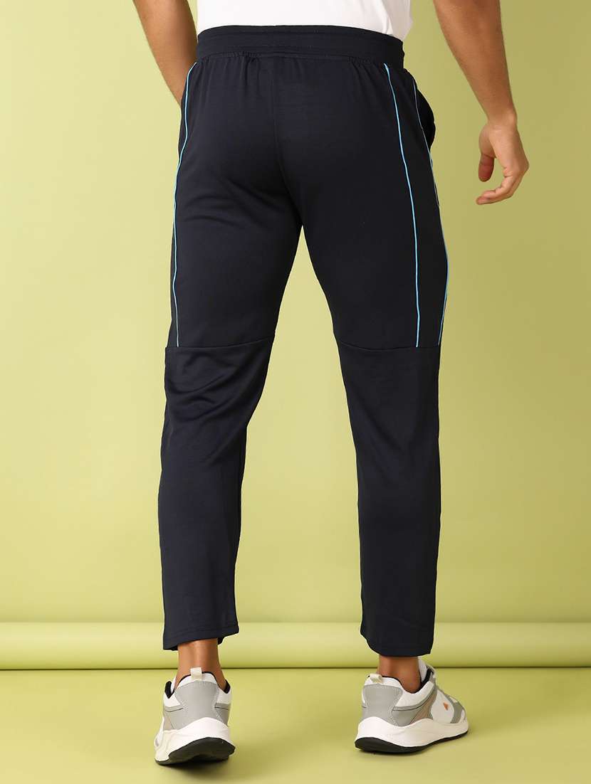 men mid rise solid ankle length track pant - 21607936 -  Standard Image - 3