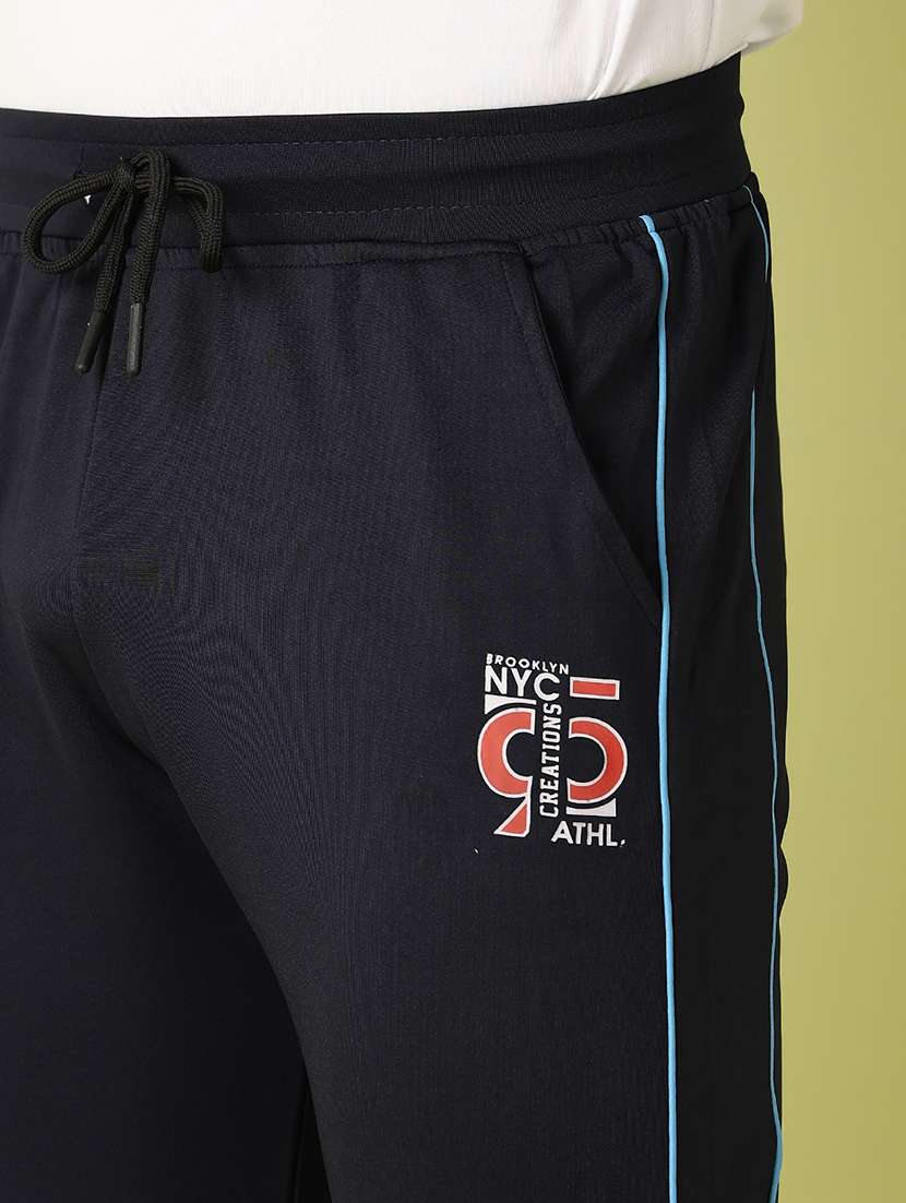 men mid rise solid ankle length track pant - 21607936 -  Standard Image - 5