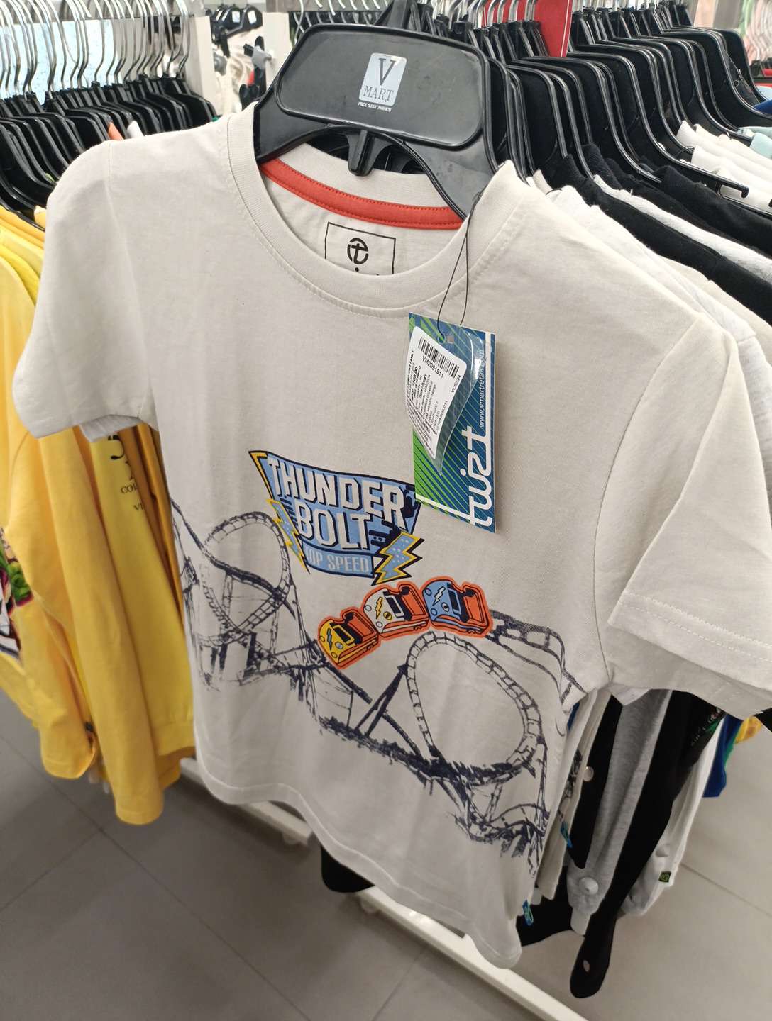 light grey cotton single jersey tshirt - 21608009 - Zoom Image - 0