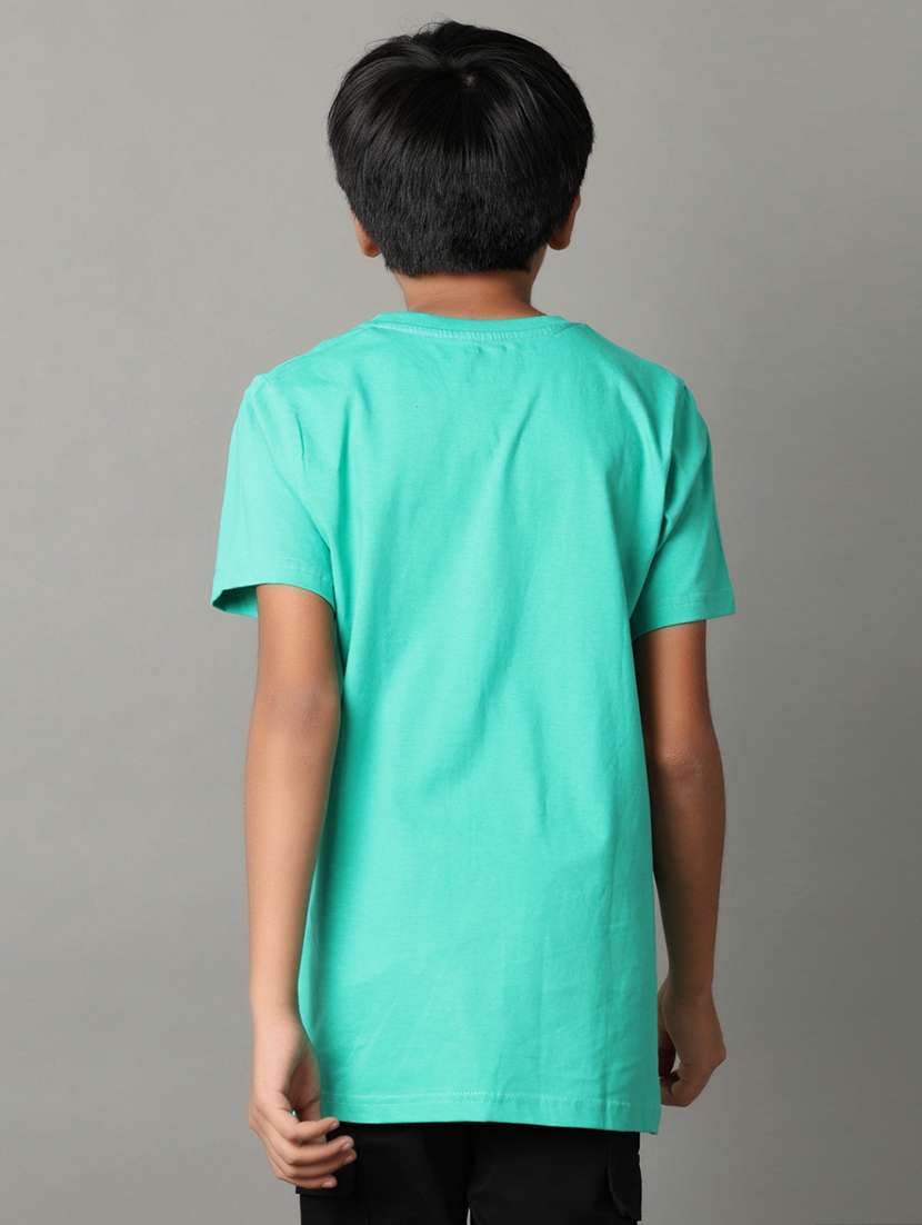 boys front print short sleeve t-shirt - 21608039 -  Standard Image - 3