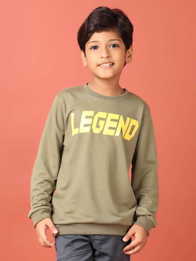 boys long sleeves printed t-shirt