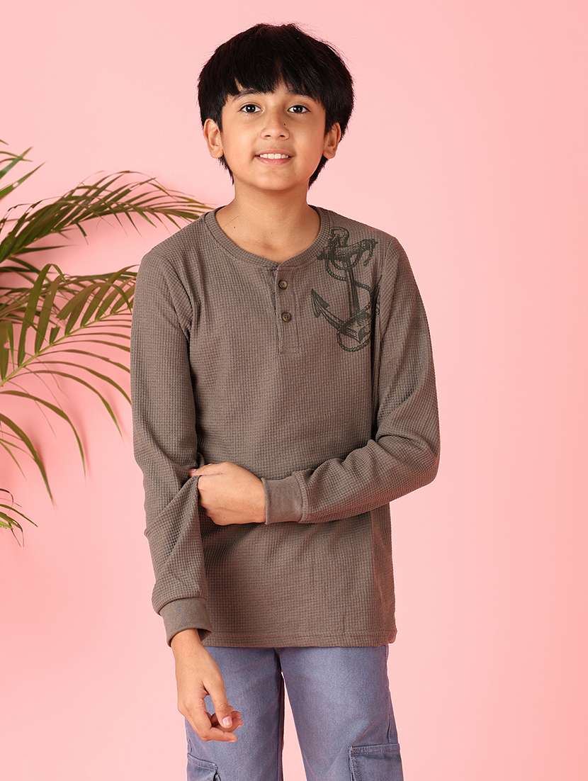 boys long sleeves printed t-shirt