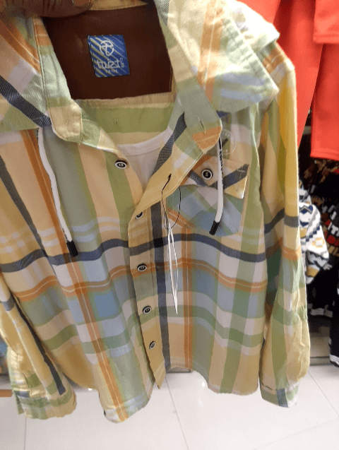 yellow twill shirt - 21608335 - Zoom Image - 0