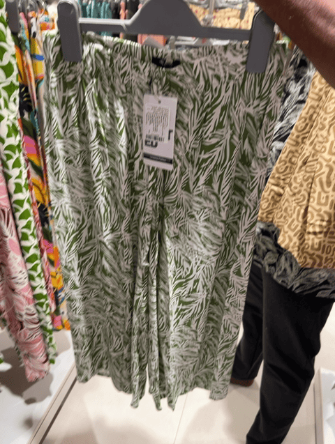 light green rayon capris - 21608402 - Zoom Image - 0