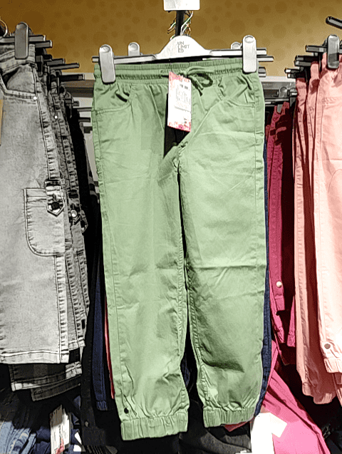 olive twill trouser - 21608431 - Zoom Image - 0