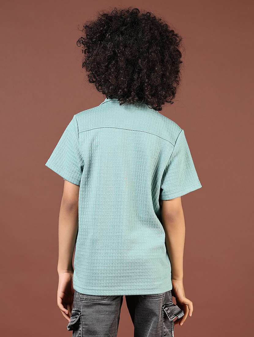 boys self designed cuban collared shirt - 21608480 -  Standard Image - 3