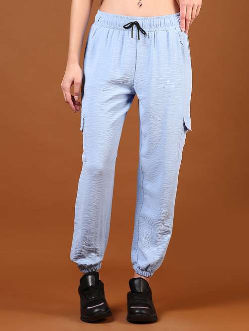 women solid mid rise regular fit jogger - 21608712 -  Standard Image - 0