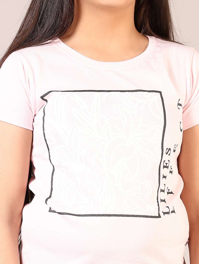 girls printed short sleeve tee - 21608728 -  Standard Image - 5