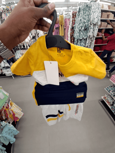 yellow cotton single jersey twin sets & dungree - 21608785 - Zoom Image - 0