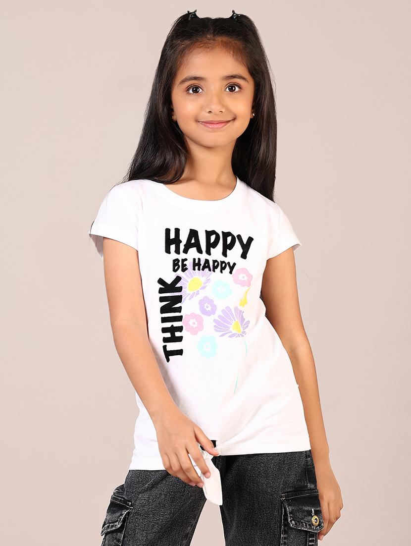 girls printed short sleeve tee - 21608821 - Zoom Image - 0