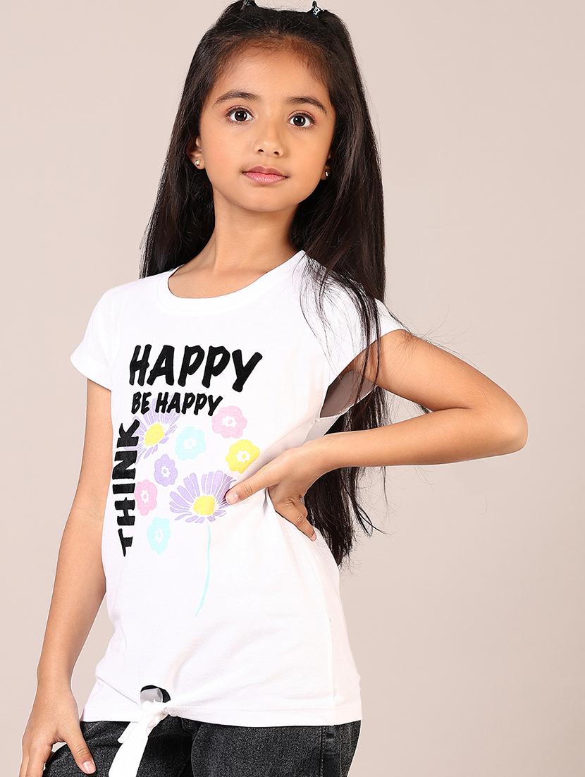 girls printed short sleeve tee - 21608821 - Standard Image - 3