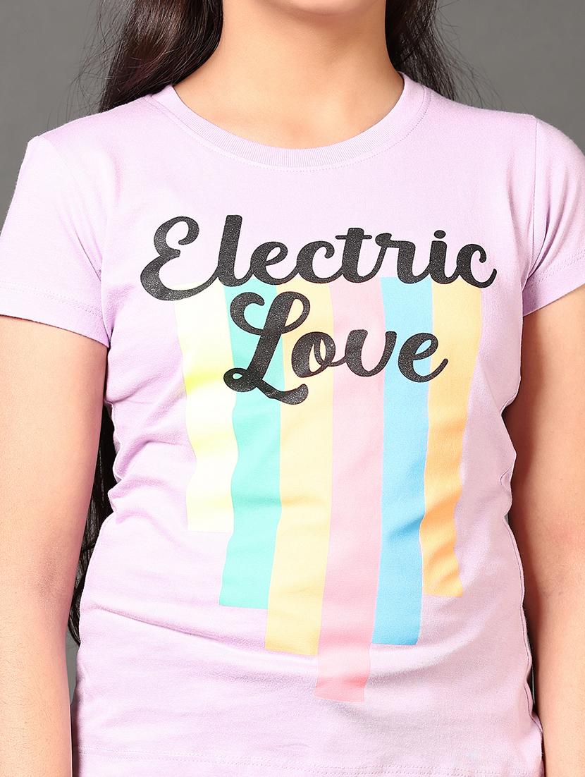 girls printed short sleeves tee - 21608834 - Standard Image - 5
