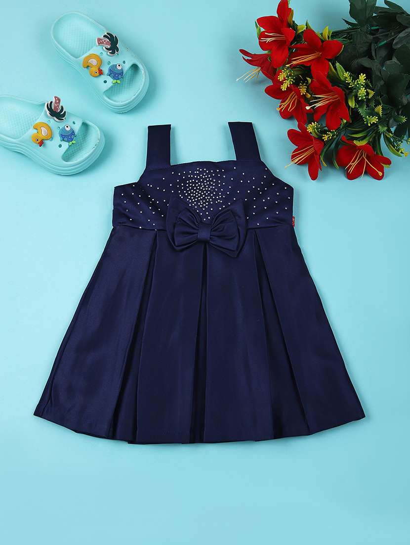 girls embellish sleeveless frock