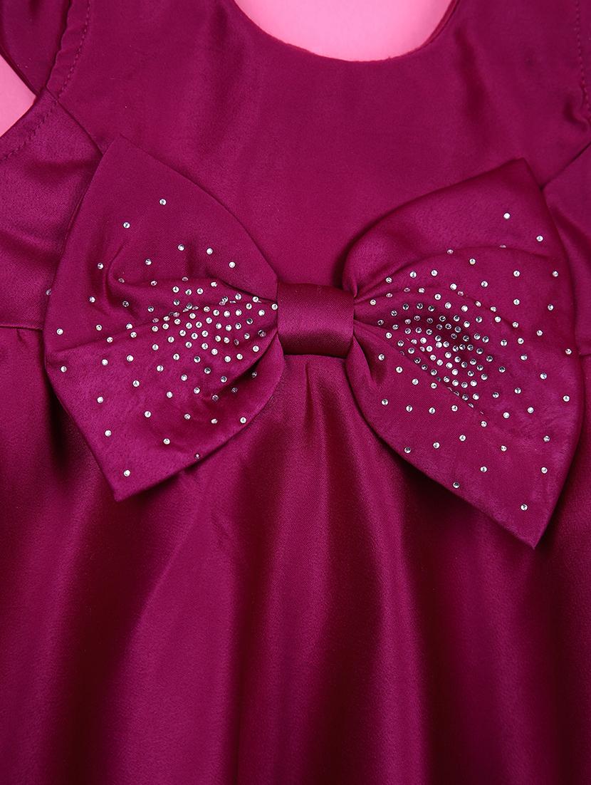 girls embellish round neck frock - 21608906 - Standard Image - 3
