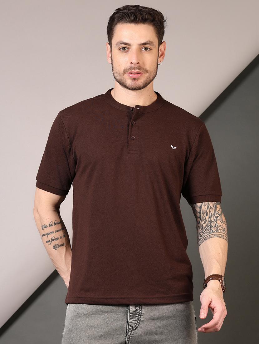 men short sleeves plain t-shirt - 21608979 - Zoom Image - 0