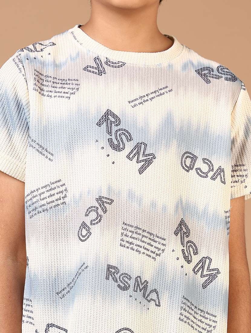 boys printed short sleeves t-shirt - 21609112 -  Standard Image - 5