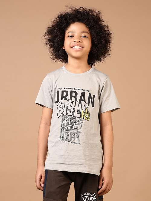 boys printed short sleeve t-shirt - 21609249 -  Standard Image - 0