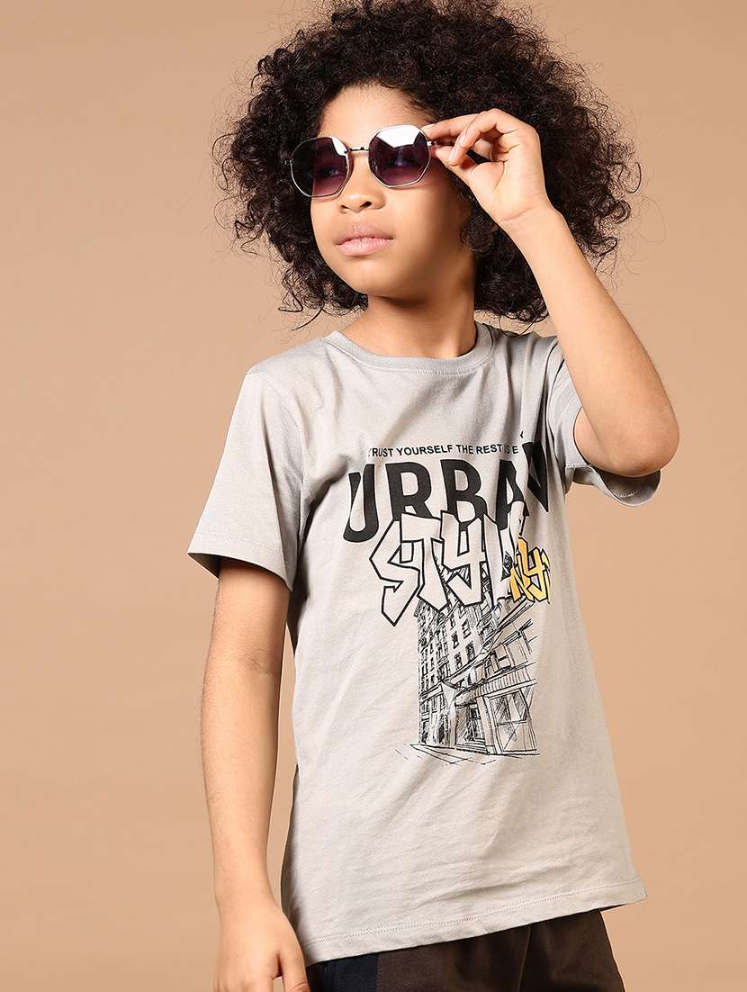 boys printed short sleeve t-shirt - 21609249 -  Standard Image - 3