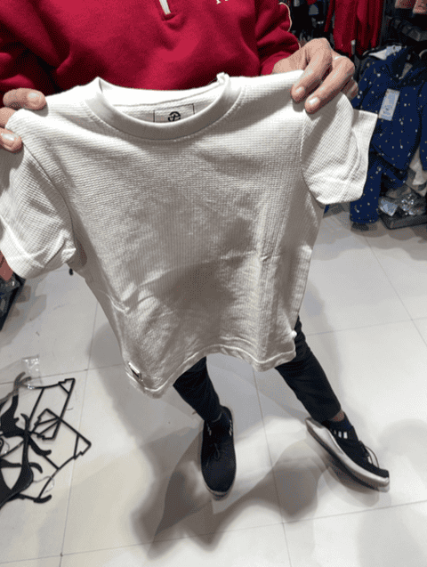 fawn pc waffle knit tshirt - 21609319 - Standard Image - 0