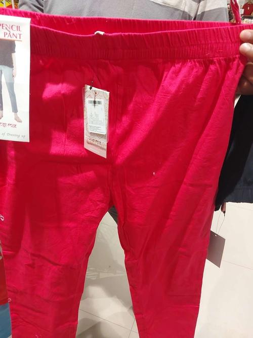 fuchsia cotton lycra trousers - 21609330 -  Standard Image - 0