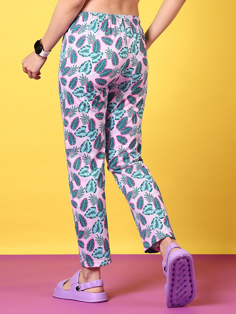 women printed cotton pajama - 21609400 - Standard Image - 3