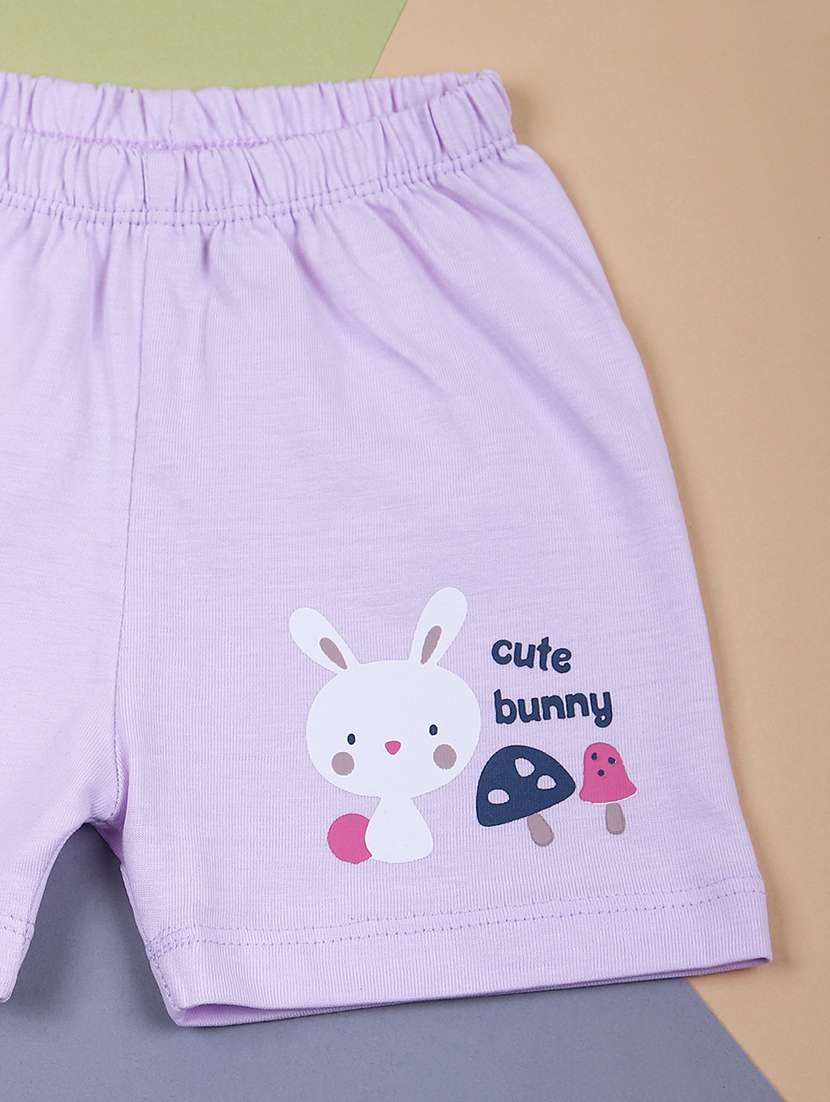 kids printed t-shirt & shorts set  - 21609417 -  Standard Image - 3