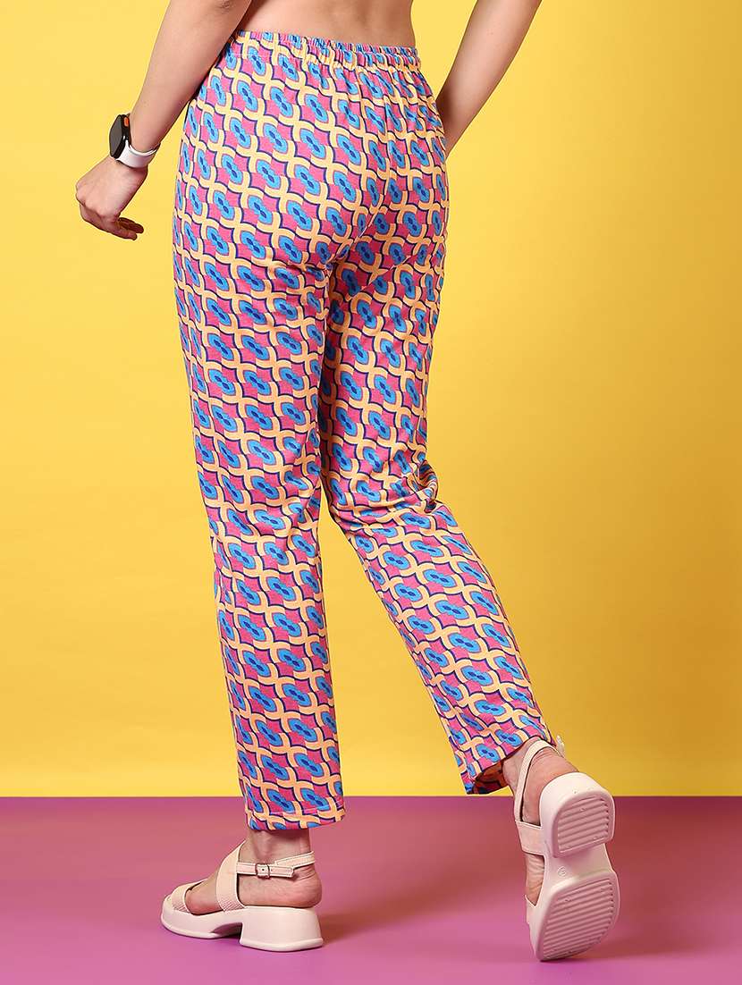 women printed cotton pajama - 21609437 -  Standard Image - 3