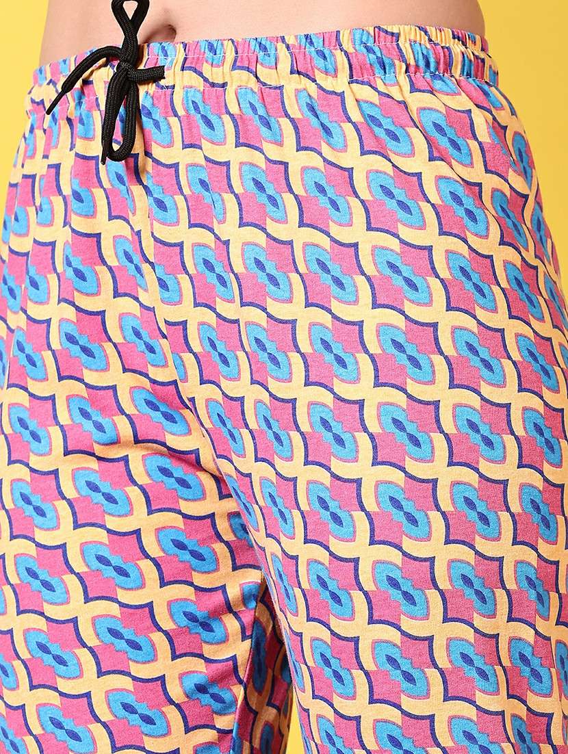 women printed cotton pajama - 21609437 -  Standard Image - 5