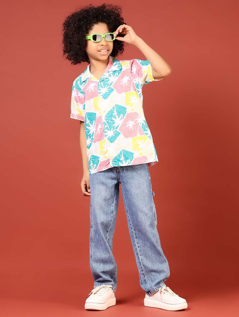 boys solid mid rise relaxed fit jean - 21609447 -  Standard Image - 3