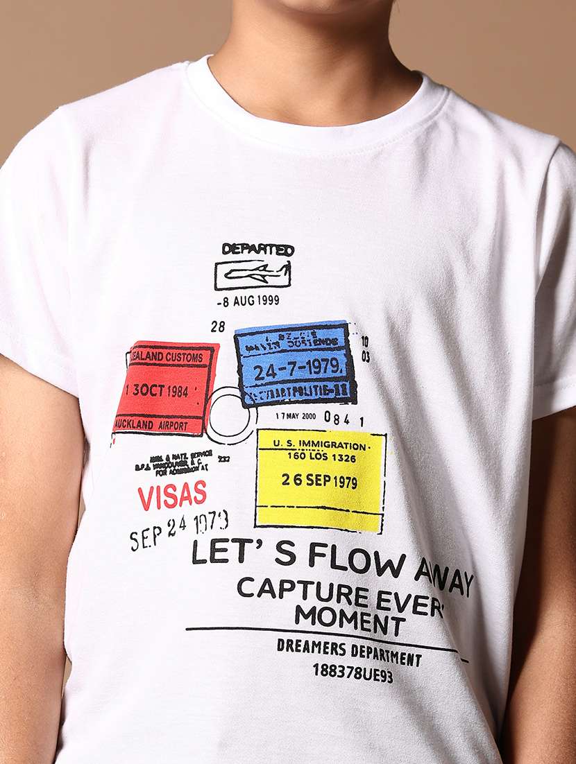 boys printed short sleeve t-shirt - 21609624 - Standard Image - 5