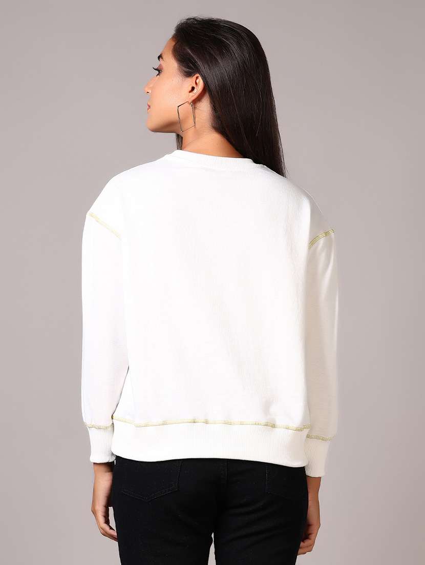 women printed long sleeves sweatshirt - 21609626 -  Standard Image - 3