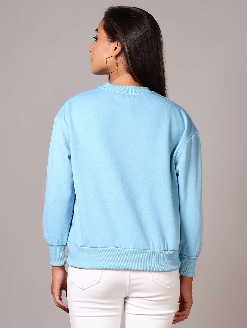 women printed long sleeves sweatshirt - 21609627 -  Standard Image - 3