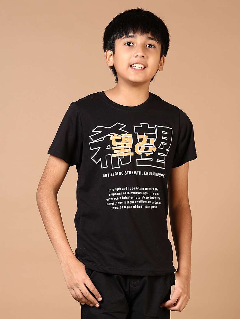 boys printed short sleeve t-shirt