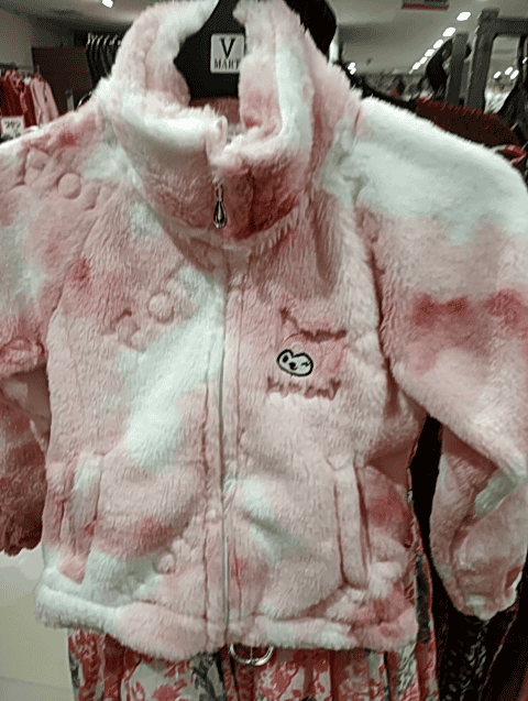 light pink fur sweatshirt - 21609808 - Zoom Image - 0