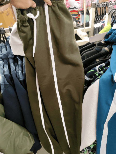 olive spun fleece trouser - 21609883 - Zoom Image - 0