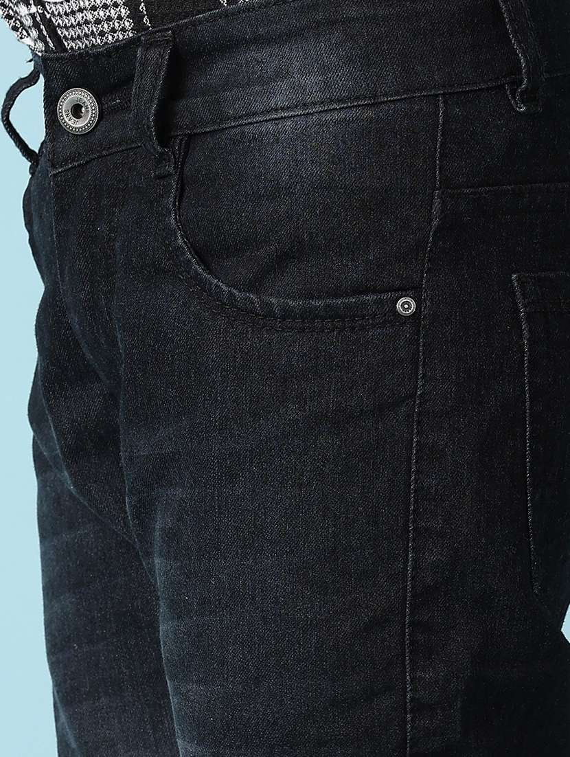 boys plain mid rise cargo - 21609895 - Standard Image - 5