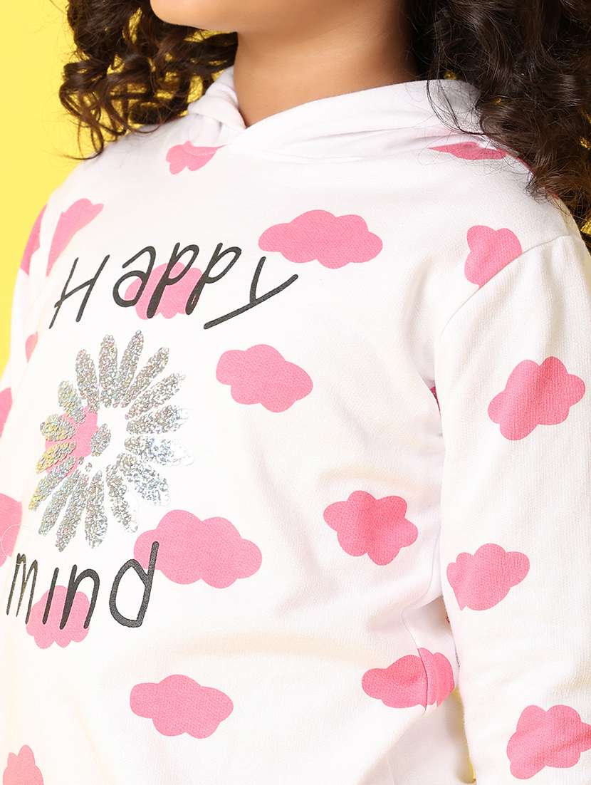 girls printed long sleeve sweatshirt - 21610238 -  Standard Image - 3