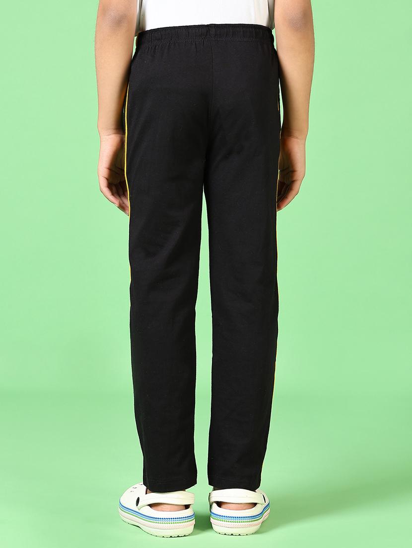 boys black solid nightwear pyjamas - 21610321 - Standard Image - 3