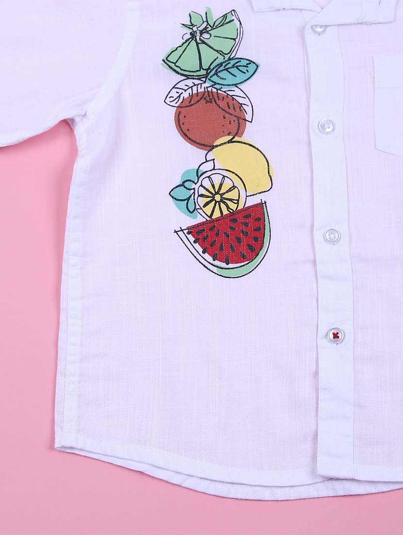 kids short sleeves printed shirt - 21610477 - Standard Image - 3