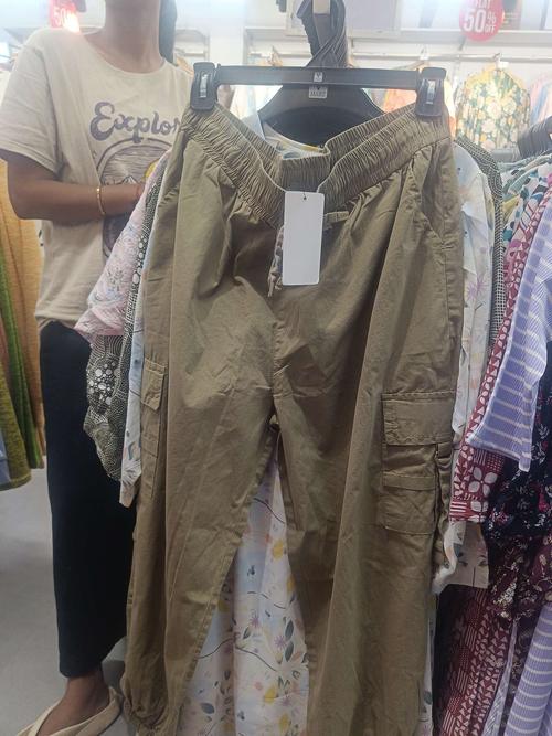 olive imported joggers - 21610589 - Standard Image - 0