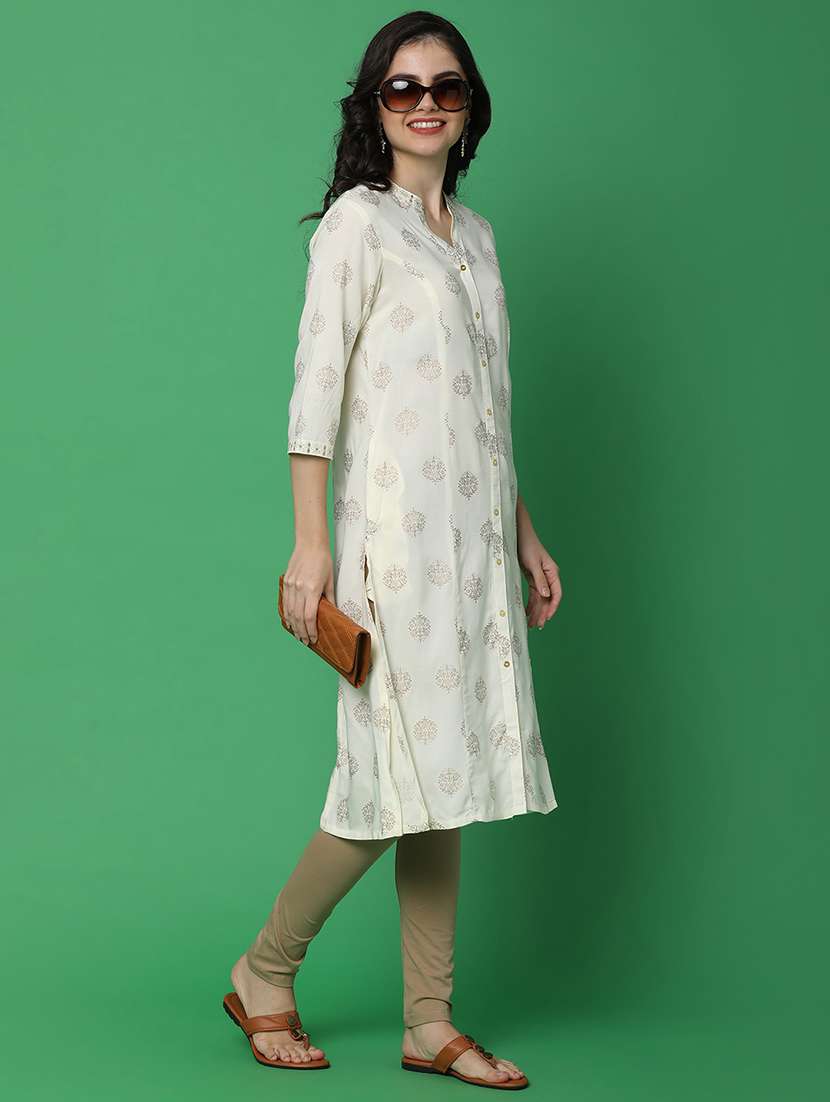 women solid mid rise ankle length leggings - 21610765 -  Standard Image - 3